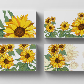 Подсолнухи