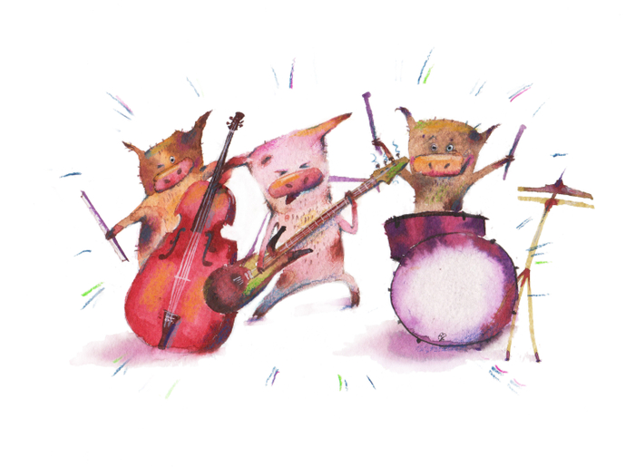 Три поросёнка 