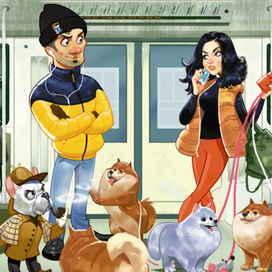 Типичная поездка в метро