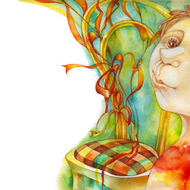 Мальчик Ярко и воздушный змей.