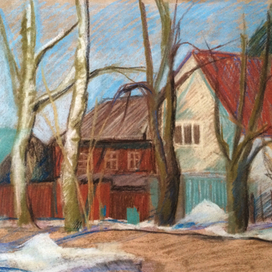 Весна пастелью