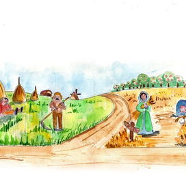 Разворот к сказке кот в сапогах