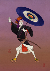 Пэторусика XXXIX на сцене Кабуки-дза.