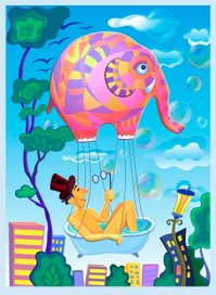 Мечтательный слон 