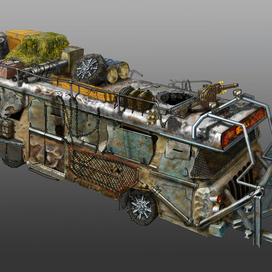 автобус беженцев