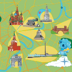 Иллюстрация к книге Приключения Росинки