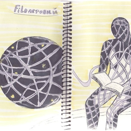 Filoлетовый серия цветные люди