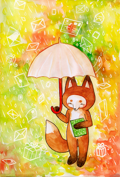 Почтовый дождик