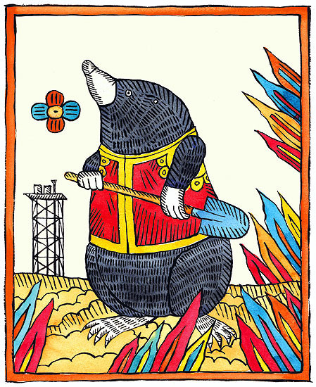 Иллюстрация для корпоративного календаря компании Норильский Никель