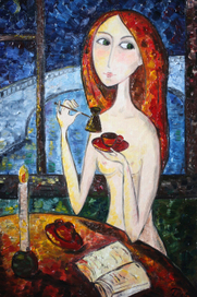 Иллюстрация к рассказу "гадание на кофе"