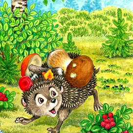 Грибники пошли.