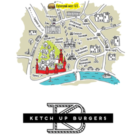 реклама Ketch up burgers