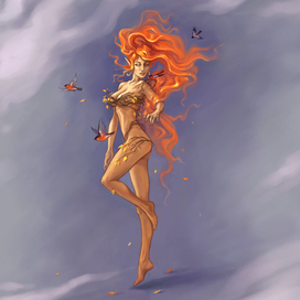 Woman-Autumn