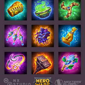 Hero wars weapons set 2