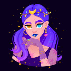 Космическая девочка