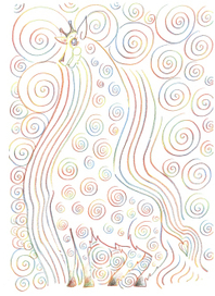 Веселый жираф