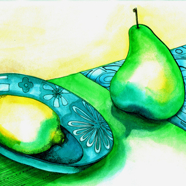 Груша и лимон