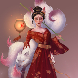 Разработка персонажа японской мифологии