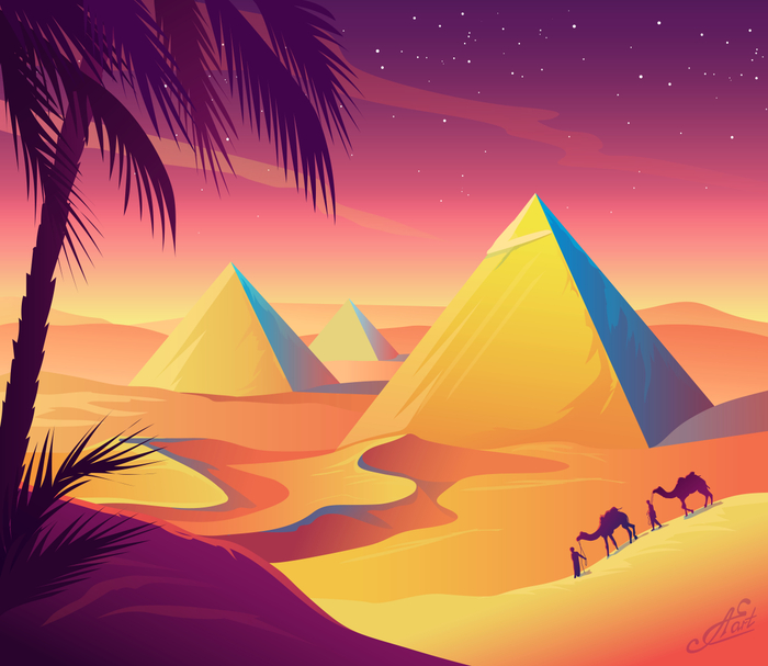 Пирамиды пустыни