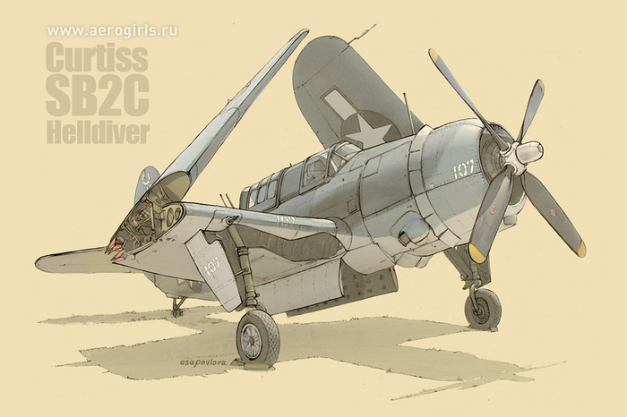 Helldiver. Американский бомбардировщик-разведчик