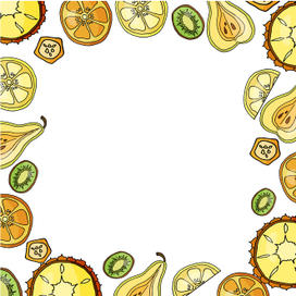 Рамка "Фрукты"