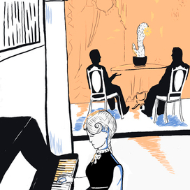 Иллюстрация для рассказа А. Фета "Кактус"