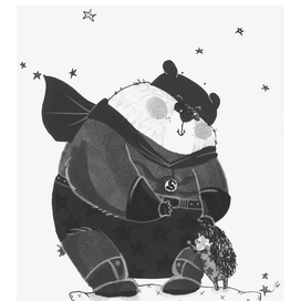 Сила обнимашек, эскиз к книге