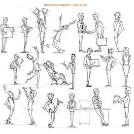 business concepts - sketchs
