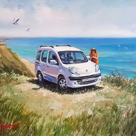 На обрыве. Тамань.