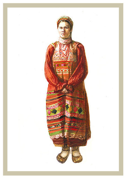 русский костюм