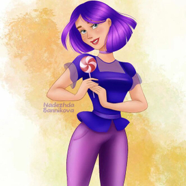 персонаж Аврора в современном стиле