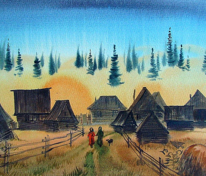 Дереня Бутаково. Осень.