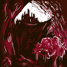 замок на скале