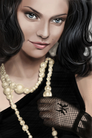 портрет девушки