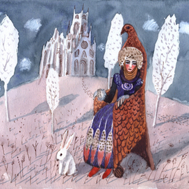 гостья (эскиз)