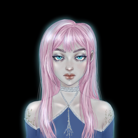 Неоновая девушка