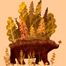 Весенний медведь