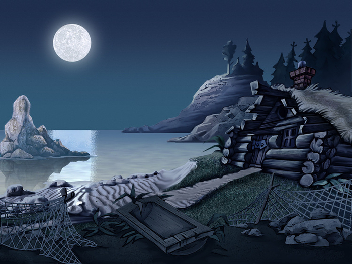 Фон для рекламного ролика «Золотая рыбка»