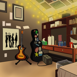 Комната девочки-подростка