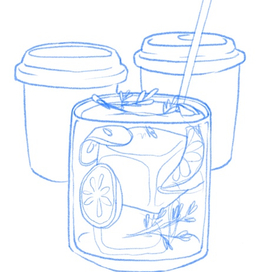 Напитки. Скетч