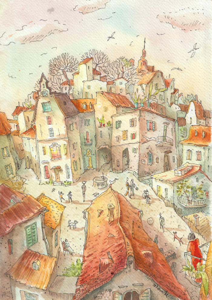 Италия, старый город.