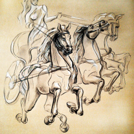 "Таис Афинская", эскиз