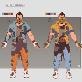 Adam's colour schemes