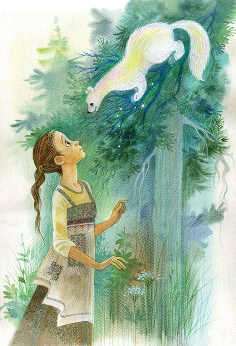 Соболёк-королёк. Иллюстрация к сборнику сказов Таисьи Пьянковой