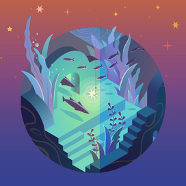 Подводный мир / изометрия