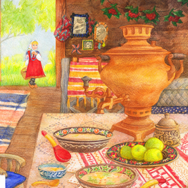 Три Медведя. Иллюстрация для издательства "Качели"