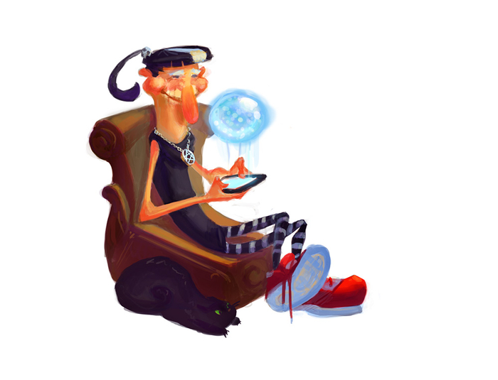 Ведьма в красных башмаках