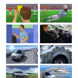 Сториборд для Hyundai