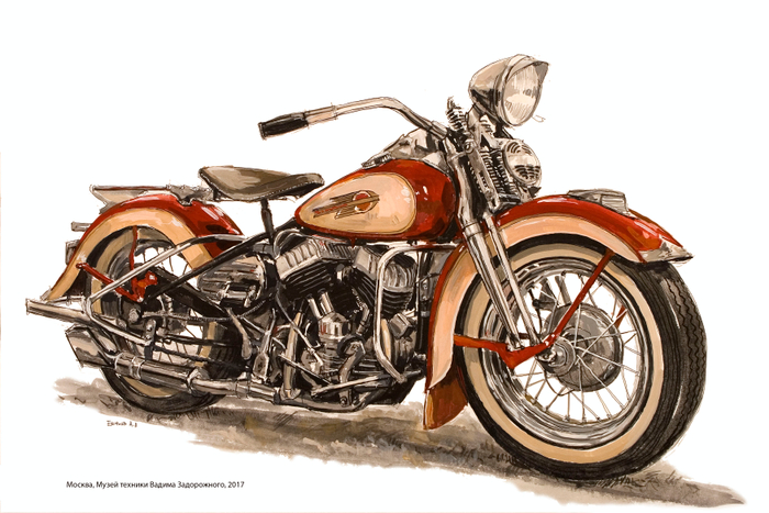 Мотоцикл Harley-Davidson WL