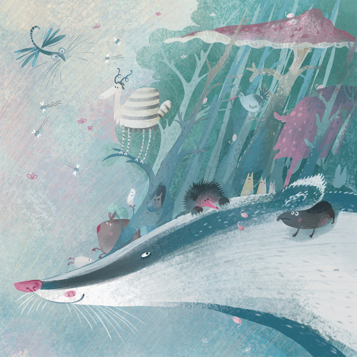 В комароще, в барсучаще